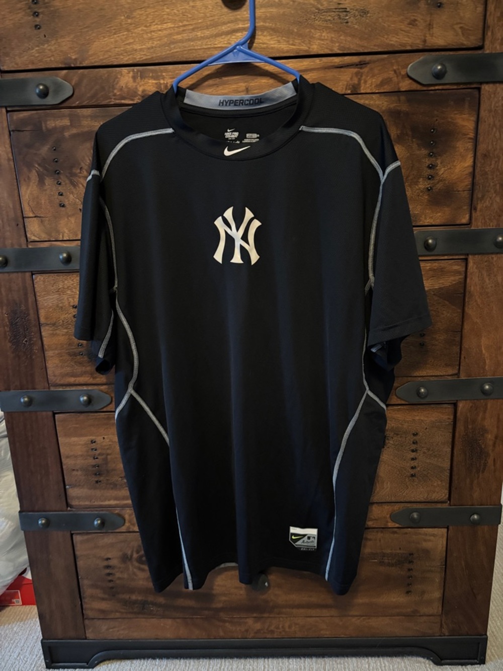 Nike Navy New York Yankees HyperCool Performance Tee Size XXL